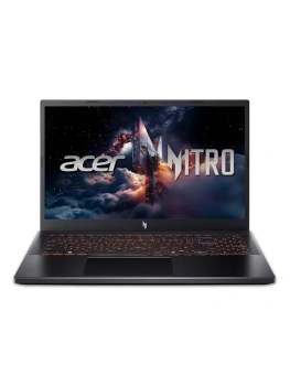 Ноутбук Acer игровой 15.6", Intel Core i5-13420H, RAM 16 ГБ, SSD, NVIDIA GeForce RTX 5060 для ноутбуков (8 Гб), Без системы, (NH.QZ8ER.001), черный, Р