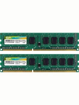 Оперативная память Silicon Power DDR3 1600 МГц 2x4 ГБ (SP008GBLTU160N22)