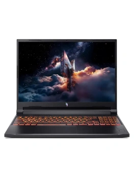Ноутбук Acer игровой 16", AMD Ryzen 5 240, RAM 16 ГБ, SSD, NVIDIA GeForce RTX 5050 для ноутбуков (8 Гб), Без системы, (NH.U1HER.001), черный, Русская