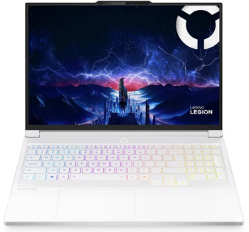 Ноутбук Lenovo Legion 7 16IAX10 Core Ultra 9 275HX 32Gb SSD1Tb NVIDIA GeForce RTX 5060 8Gb 16" OLED WQXGA (2560x1600) без ОС white WiFi BT Cam (83KY00