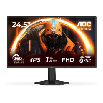 Монитор 24.5" AOC AGON 25G50Z Fast IPS, 1920x1080, 260Hz, 0.3ms, 300сd/m, 3000:1 | 2xHDMI(2.0), DP(1.4) | ExPSU, Vesa 100, Black