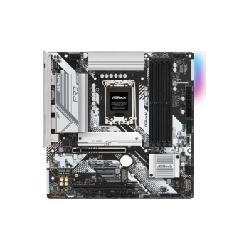 Материнская плата ASROCK B760M PRO RS WIFI, LGA1700, B760, 4*DDR5, 4*SATA, 3*M.2, 3*USB 3.2, 2*USB 2.0, Type-C, 2*PCIx16, 1xM.2 (Key E), HDMI+DP, mATX