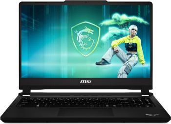 Ноутбук MSI Cyborg 15 C2WF-015XRU Core 5 210H 16Gb SSD1Tb NVIDIA GeForce RTX 5060 8Gb 15.6" IPS FHD (1920x1080) FreeDOS grey WiFi BT Cam (9S7-15T121-0