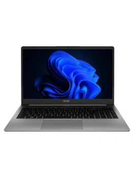 Ноутбук Tecno MegaBook K15SDA Ryzen 5 7430U 8Gb SSD512Gb AMD Radeon Graphics 15.6" IPS FHD (1920x1080) Windows 11 Home grey WiFi BT Cam 6060mAh (71005