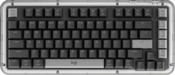 Клавиатура Logitech K75M механическая графитовый USB беспроводная BT/Radio Multimedia (подставка для запястий) (920-013299)