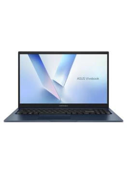 Ноутбук Asus Vivobook 15 15.60", Intel Core 3 100U, RAM 16 ГБ, SSD 512 ГБ, Intel Graphics, Без системы, (90NB13Y1-M02FR0), синий, Русская раскладка