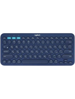 Клавиатура Logitech K380 Multi-Device Bluetooth Keyboard Беспроводная мембранная клавиатура, английская раскладка, синяя