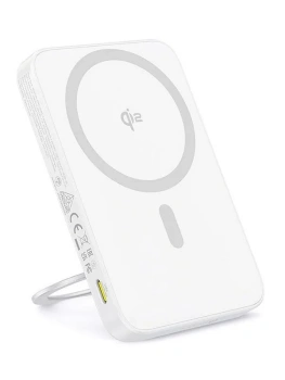 Портативный аккумулятор Baseus PicoGo Qi2 Magnetic 50000 mAh , moon white, P10076800213-01