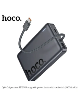 Портативный аккумулятор внешний резервный HOCO Q44 Origen dual PD20W (10000mAh) (серый)