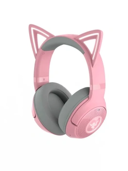 Наушники с микрофоном Razer Kraken Kitty V2 BT - Quartz USB Type-C Игровые беспроводные наушники, , розовые