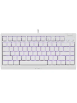 Клавиатура Razer BlackWidow V4 75% Hot-Swap – White проводная механическая игровая, английская раскладка, белая