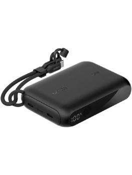 Портативный аккумулятор Belkin BoostСharge Power Bank <BPB027hqBK> (2xUSB-C, 10000mAh, LCD, Li-Ion)