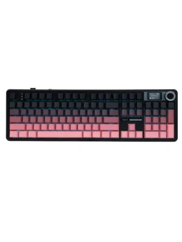 Клавиатура AULA F108PRO Gradient Pink Leobog Greywood V3 беспроводная механическая игровая, русская раскладка