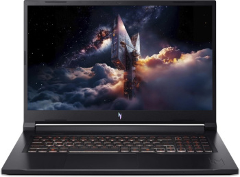Ноутбук Acer Nitro V 17 AI ANV17-41-R1E4 Ryzen 7 260 16Gb SSD512Gb NVIDIA GeForce RTX 5060 8Gb 17.3" IPS FHD (1920x1080) без ОС black WiFi BT Cam (NH.