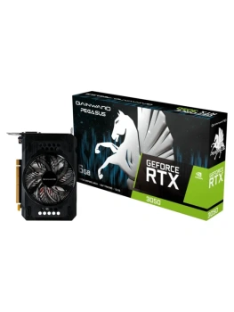 Видеокарта Gainward GeForce RTX 3050 GeForce RTX 3050 PEGASUS 6GB GDDR6 96bit DVI HDMI DP 6 ГБ (NE63050018JE-1072E)