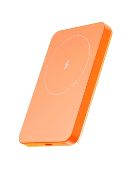 Портативный аккумулятор VLP LITE Power Snap 5000 mAh внешний, 3A, MagSafe, USB-C, оранжевый