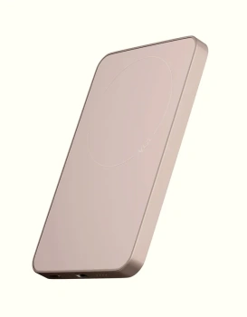 Портативный аккумулятор VLP Diamond Energy MagSafe, 5000 mAh, Qi2 внешний, USB-C, пустынный титан