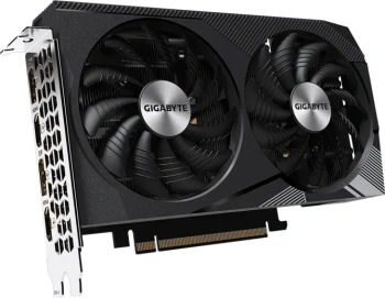 Видеокарта Gigabyte GeForce RTX 3060 WINDFORCE OC, 12048 Мб, GDDR6, 192 bit 12 ГБ (GV-N3060WF2OC-12GD 2.0)