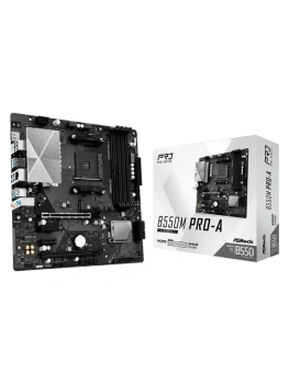 Материнская плата ASRock B550M PRO-A, AM4, DDR4, mATX