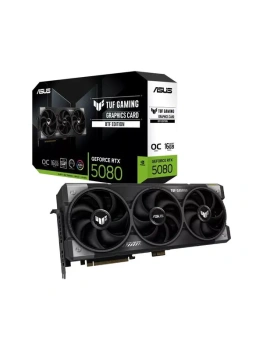 Видеокарта ASUS GeForce RTX 5080 ASUS RTX5080 TUF GAMING BTF OC 16GB, GDDR7, 256bit, 3xDP, 2xHDMI (TUF-RTX5080-O16G-BTF-GAMING) 16 ГБ (TUF-