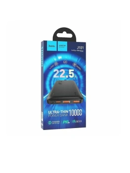 Портативный аккумулятор внешний резервный HOCO J101 Astute 22.5W fully compatible 10000 mAh (чёрный)